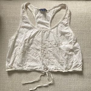 Off White American Eagle Crop Top